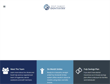 Tablet Screenshot of fulpfamilydentistry.com